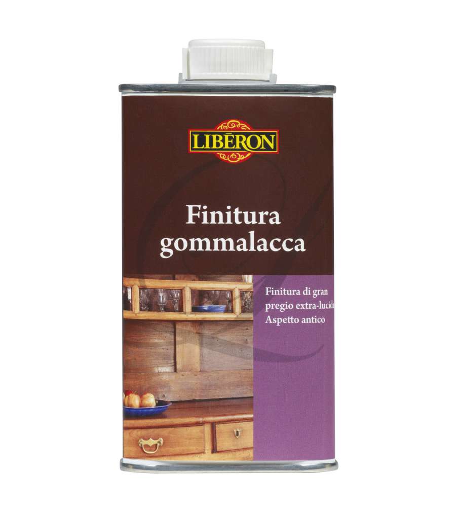 FINITURA GOMMALACCA - INCOLORE - 500 ML
